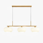 Lustra Suspension Lampe Linéaire à 3 Lumières en Forme de Globe - Neutralighting