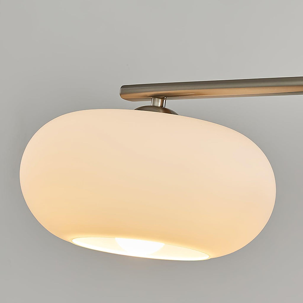 Lustra Suspension Lampe Linéaire à 3 Lumières en Forme de Globe - Neutralighting