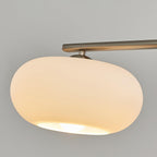 Lustra Suspension Lampe Linéaire à 3 Lumières en Forme de Globe - Neutralighting