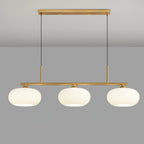 Lustra Suspension Lampe Linéaire à 3 Lumières en Forme de Globe - Neutralighting