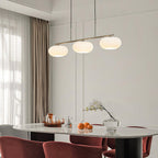 Lustra Suspension Lampe Linéaire à 3 Lumières en Forme de Globe - Neutralighting