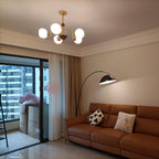 Lustra Chandelier Sculptural en Verre Canalisé - Neutralighting