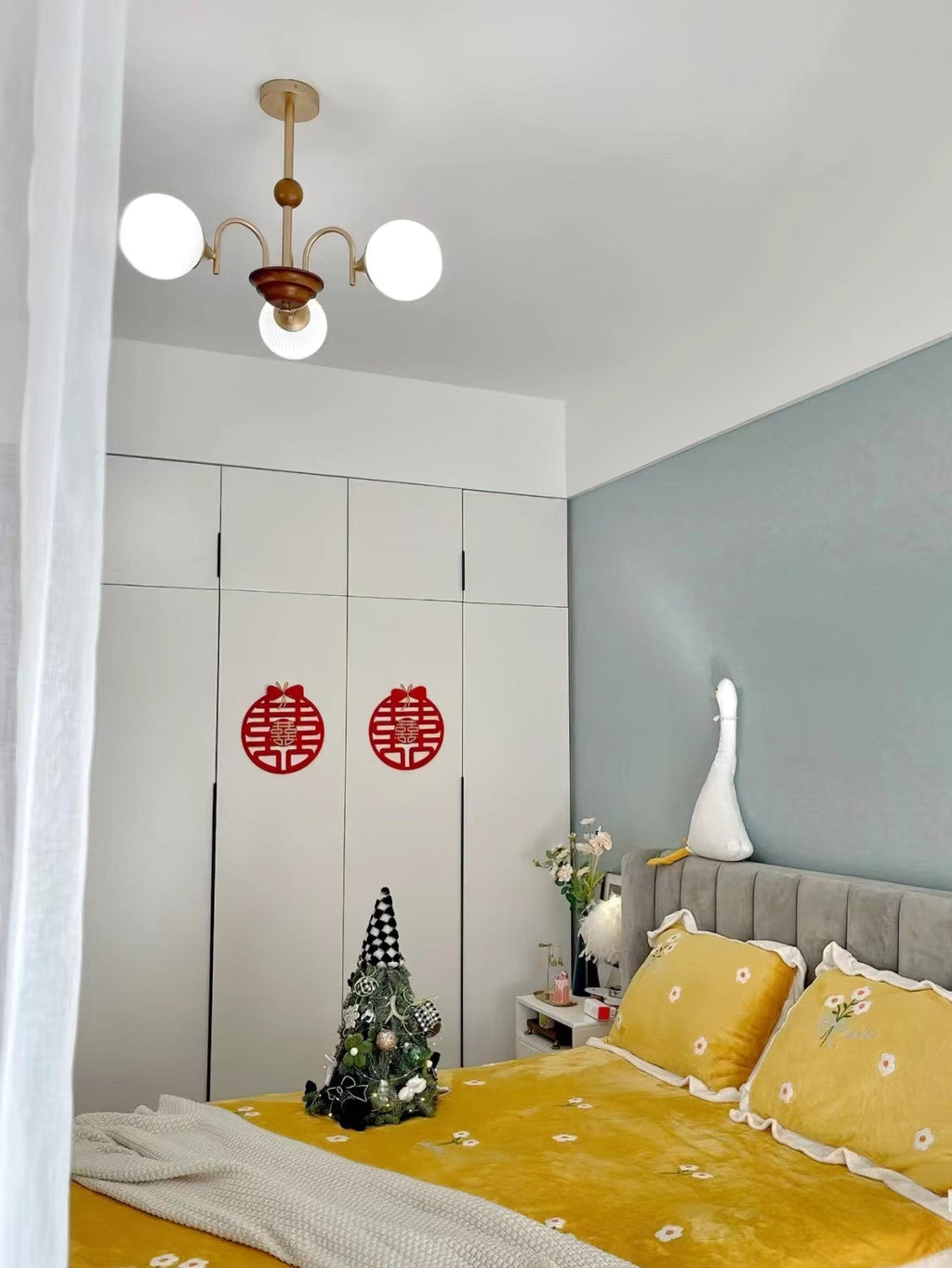 Lustra Chandelier Sculptural en Verre Canalisé - Neutralighting