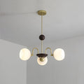 Lustra Chandelier Sculptural en Verre Canalisé - Neutralighting