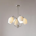 Lustra Chandelier en Céramique Canneleur Sculptural en Verre Élégant - Neutralighting