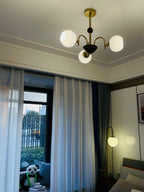 Lustra Chandelier Sculptural en Verre Canalisé - Neutralighting