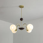 Lustra Chandelier Sculptural en Verre Canalisé - Neutralighting
