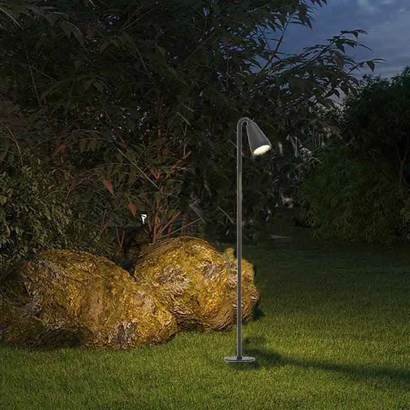 lampe d'extérieur étanche moderne pour jardin et pelouse