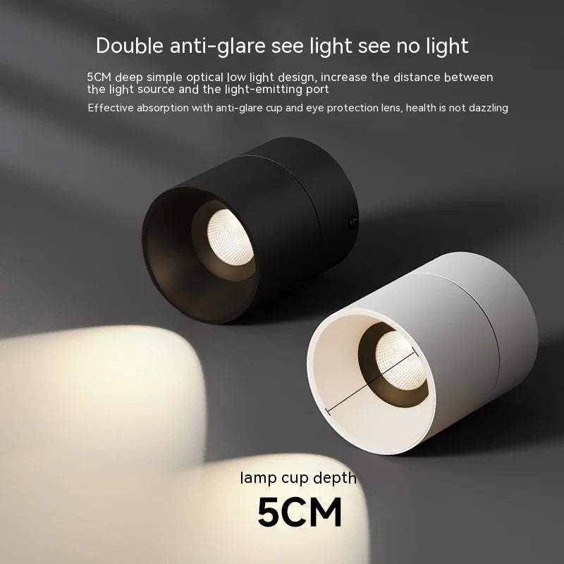 Spot rotatif 355 degrés éclairage directionnel bande pliable intérieur Éléonore Symphonie en Aluminium - Caractère & Élégance dans le Décor