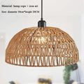 Lustre Japonais Zélie Brume en Corde de Chanvre — A