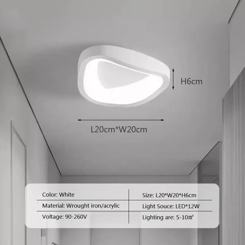 Plafonnier LED nordique pour salon Olympe Partition - Lignes Épurées & Atmosphère Sereine