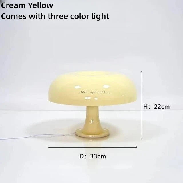 lampe à poser led design champignon style minimaliste pour décoration