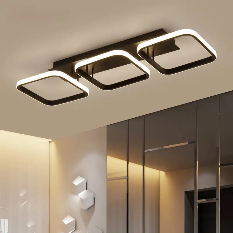 Plafonnier — LED moderne rond carré pour décoration intérieure