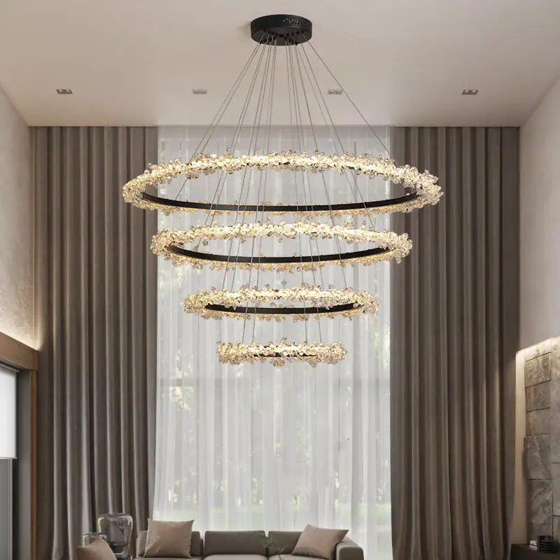 Suspension — Moderne en cristal de luxe suspension décorative