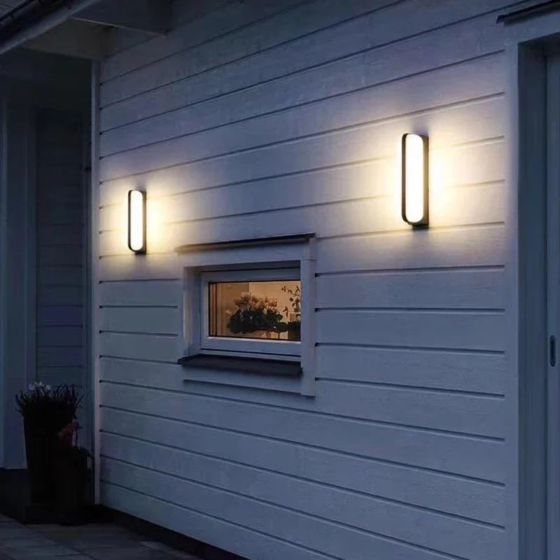 Applique murale — LED étanche double tête pour extérieur
