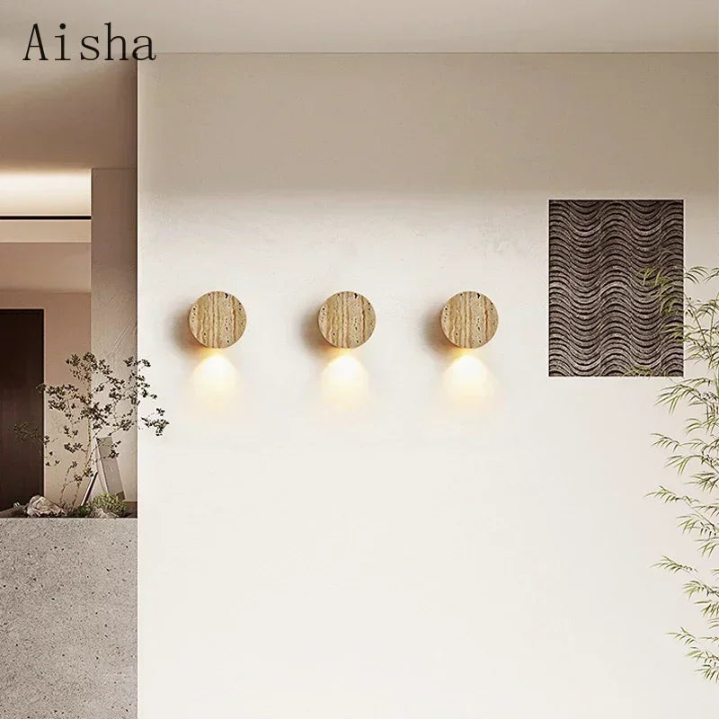 Applique murale japonaise wabi sabi en pierre naturelle pour intérieur moderne Marianne Estampe - Présence Moderne & Harmonie Intérieure