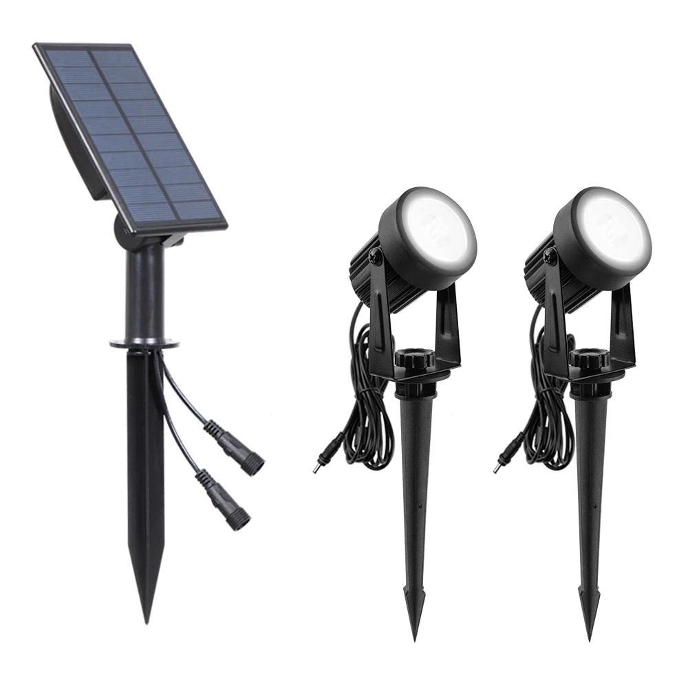 Spot solaire LED de jardin, RVB ou blanc, IP65 – Solerive