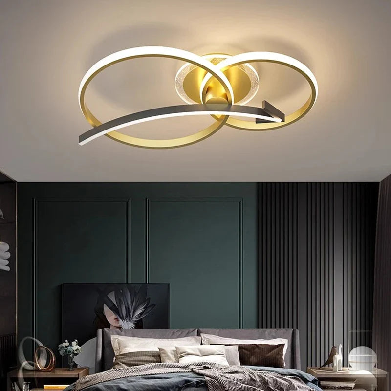 Plafonnier nordique intelligent pour éclairage intérieur moderne Madeleine Chant - Esprit Épuré & Harmonie Intérieure