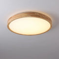 Plafonnier led moderne avec télécommande pour intérieur polyvalent Milène Lisière en Bois - Le Charme du Bois au Quotidien