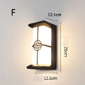 Applique murale — LED design européen pour jardin extérieur éclairage moderne