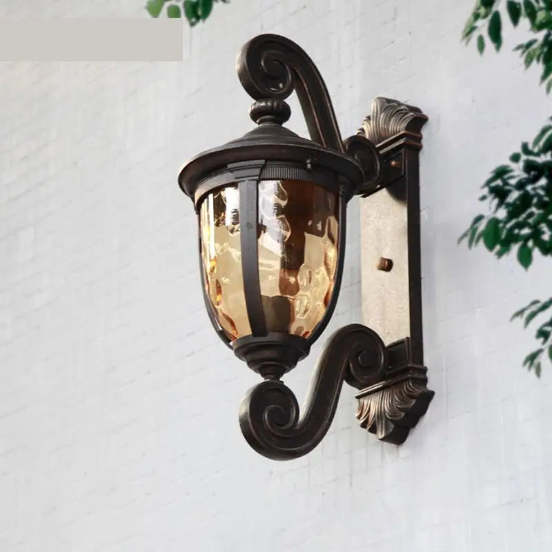 Applique murale — Extérieure étanche à lumière LED vintage en aluminium