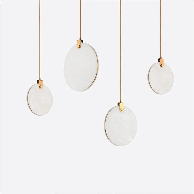 Lustre — Moderne en marbre créatif LED imitation luxe