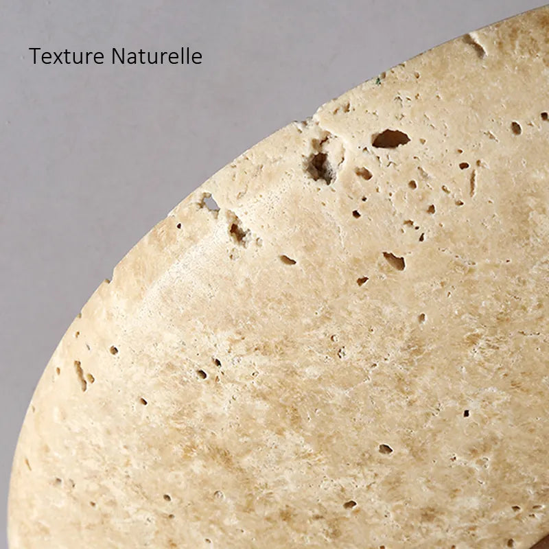 Plafonnier — Japon wabi sabi pierre naturelle style