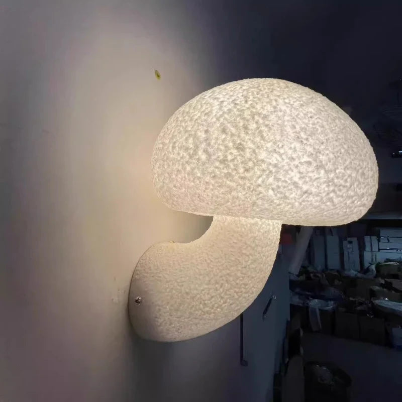 Applique murale — Champignon design nordique pour intérieur extérieur