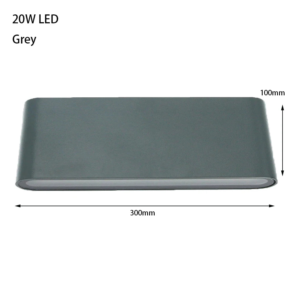 Applique murale — LED moderne étanche luminaire décoratif intérieur extérieur aluminium