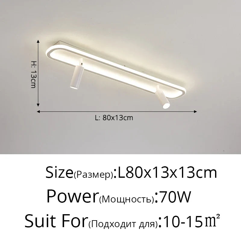 Spot éclairage led intérieur déco minimaliste moderne pour lustre Albane Silhouette - Lignes Épurées & Atmosphère Sereine