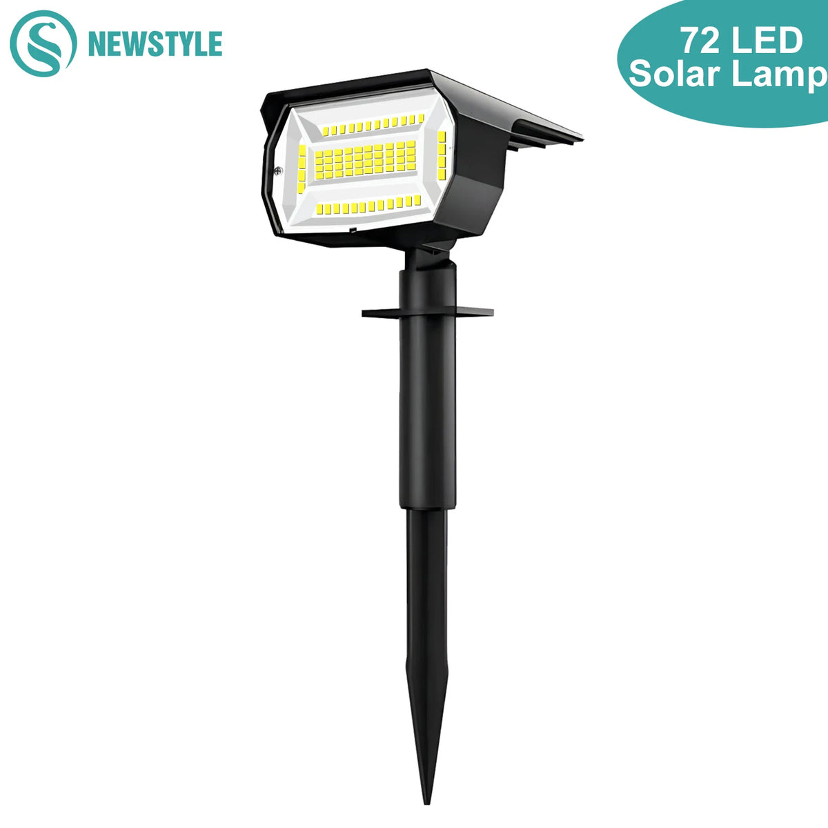 Spot solaire LED de jardin à trois modes, IP65 – Soléon