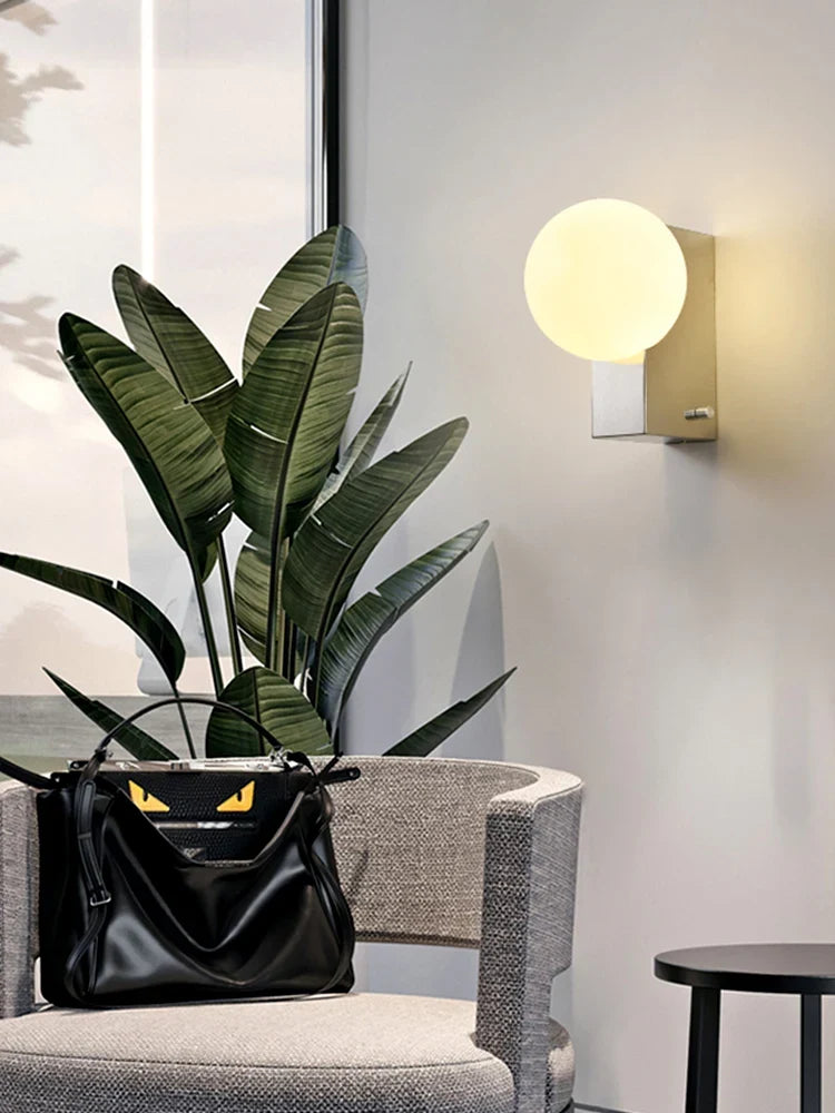 Applique murale minimaliste en acier inoxydable pour intérieur moderne Yvonne Souffle - Lignes Épurées & Atmosphère Sereine