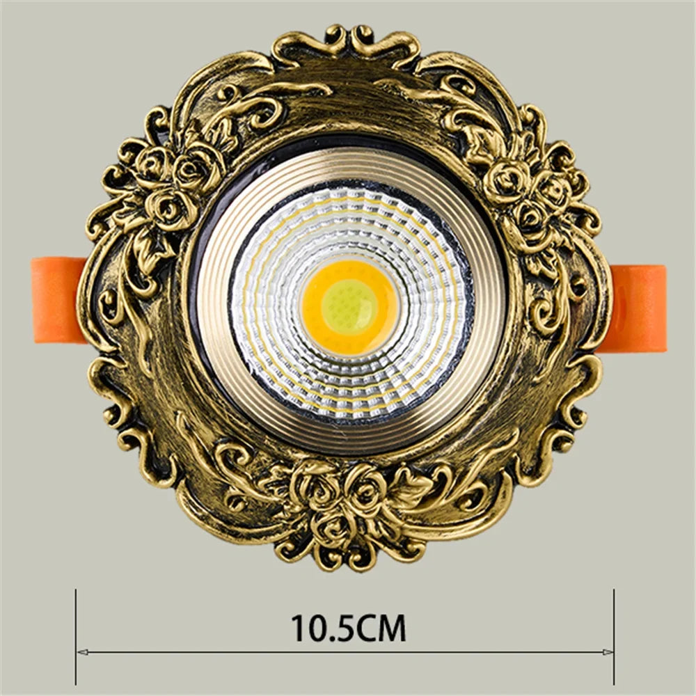 Spot led encastrable rétro pour décoration style campagnard Félicien Écho - Charme Rétro & Décor Singulier