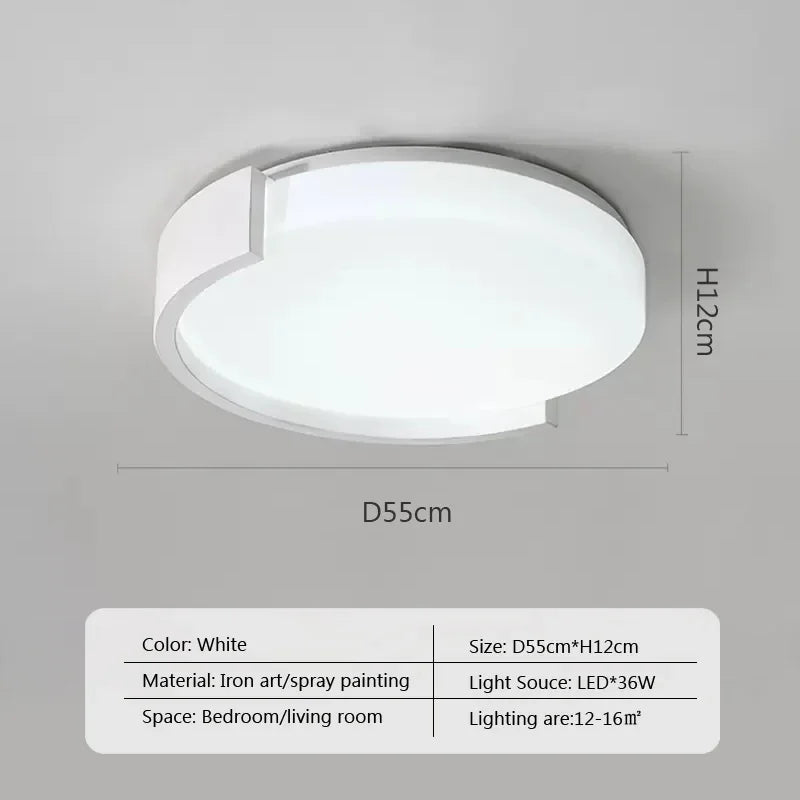 Plafonnier — LED nordique lustres ronds pour chambre à manger salon balcon allée couloir entrée lumières Lustre Simple