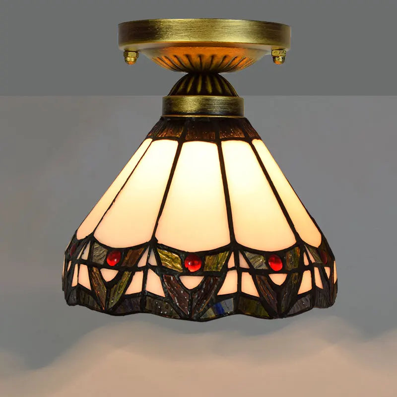 Plafonnier moderne en éclairage led nordique pour balcon et allée Hélène Cantate en Verre - Reflets Délicats & Élégance Visuelle