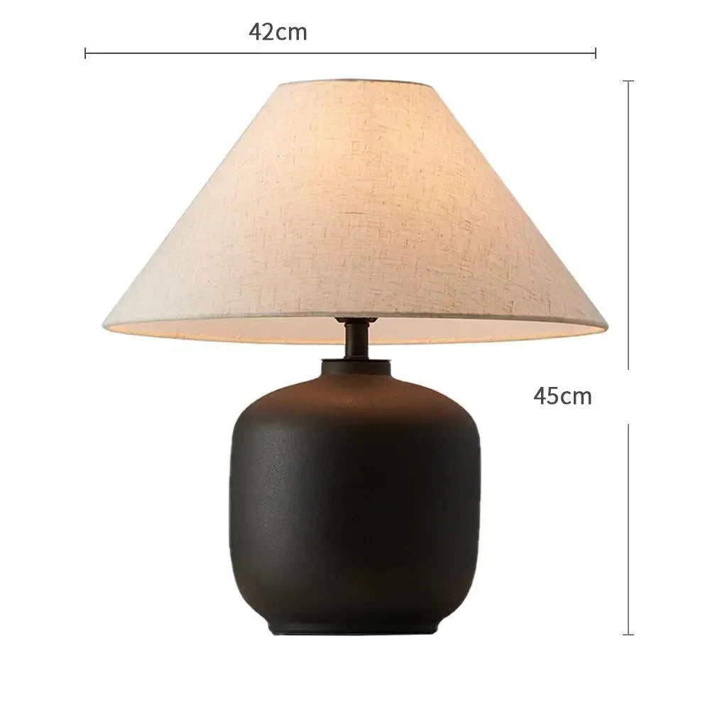 Lampe à poser — Japonaise en Céramique Epurée