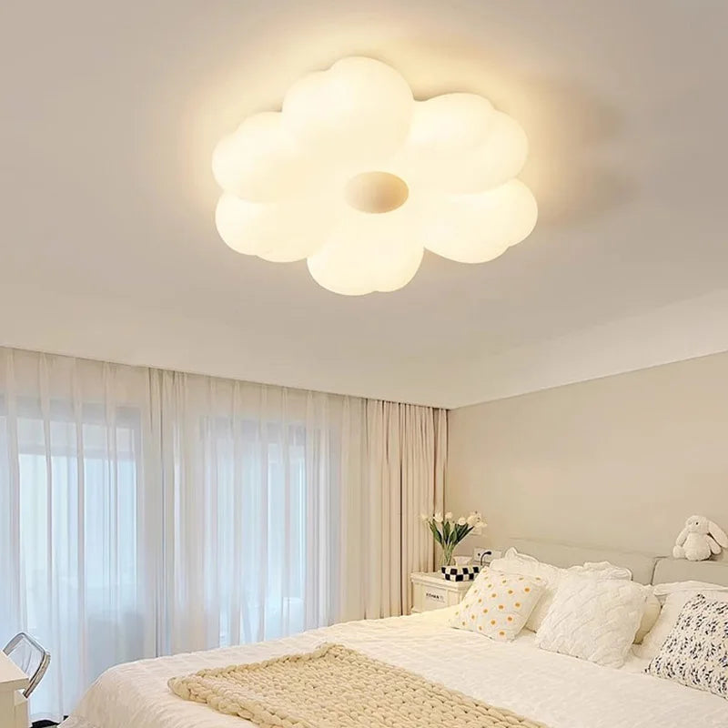 Plafonnier moderne led forme de fleur pour décoration intérieure intelligente Maïlys Nocturne - Présence Moderne & Harmonie Intérieure