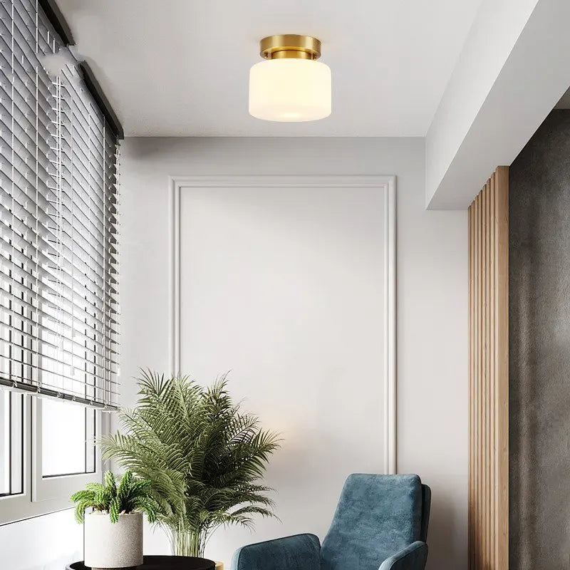 Plafonnier design moderne pour intérieur élégant et fonctionnel Alix Voile en Verre - Le Charme du Verre dans le Décor