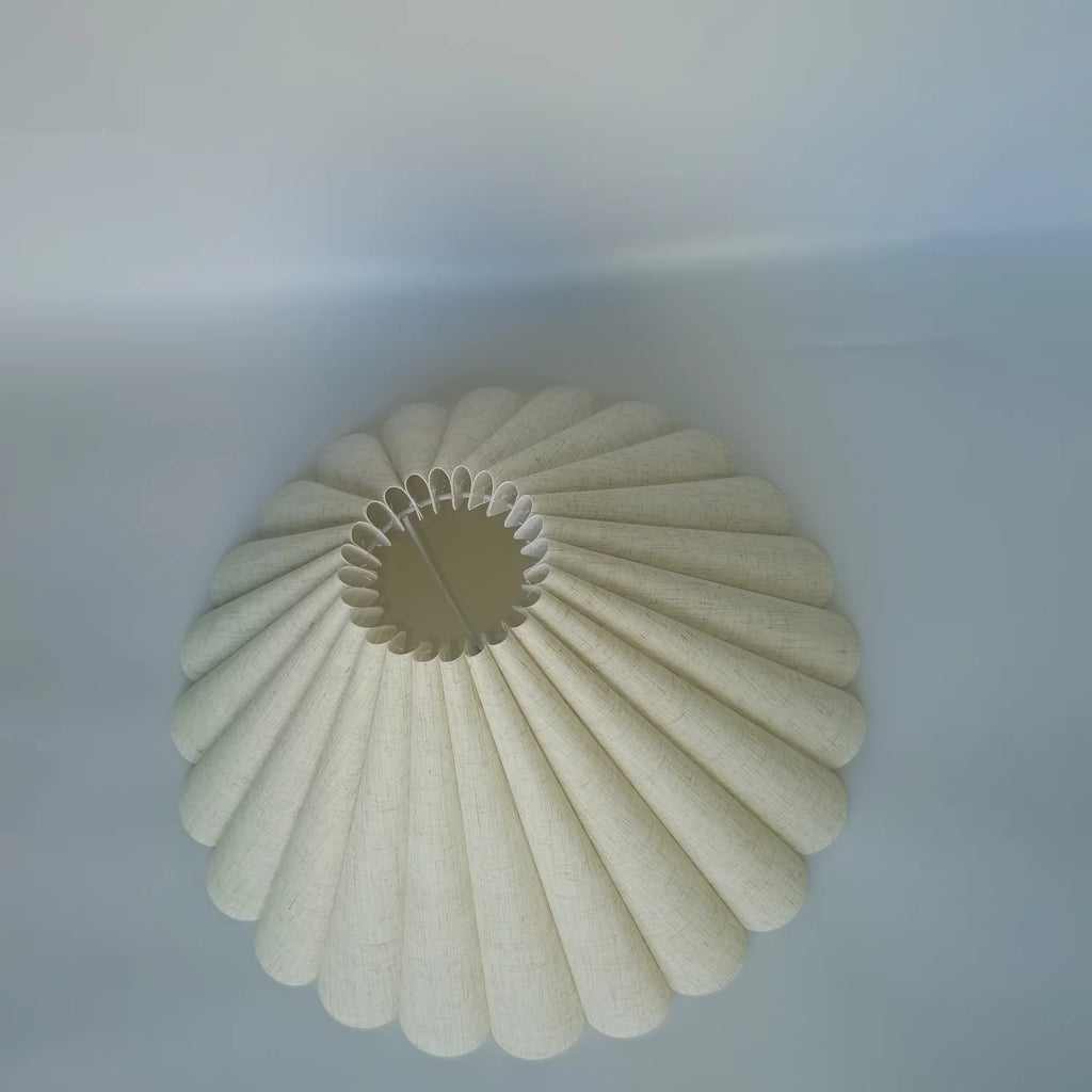Abat-jour pétales démontable en tissu pour lampe à poser et lampadaire E26 E27 – Pétalys