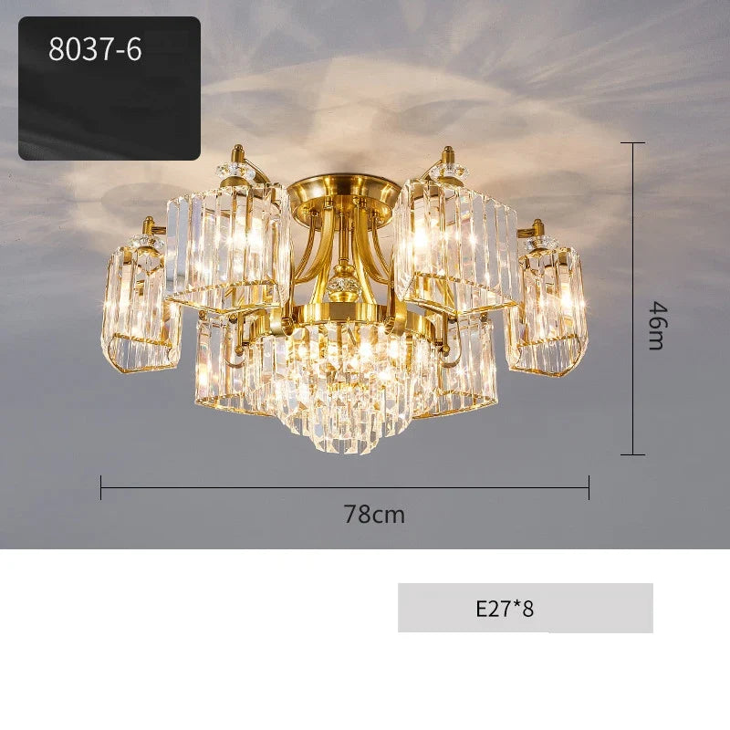 Lustre — Rond à LED intensité variable luxe 2022