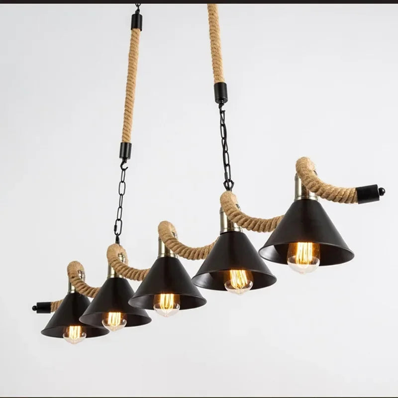 Suspension Vintage Honoré Sillage en Corde Tressée
