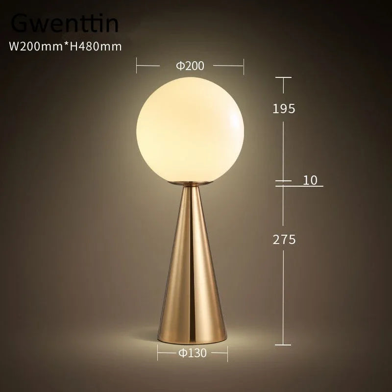 Lampe à poser — De table en verre pour une décoration moderne et tendance