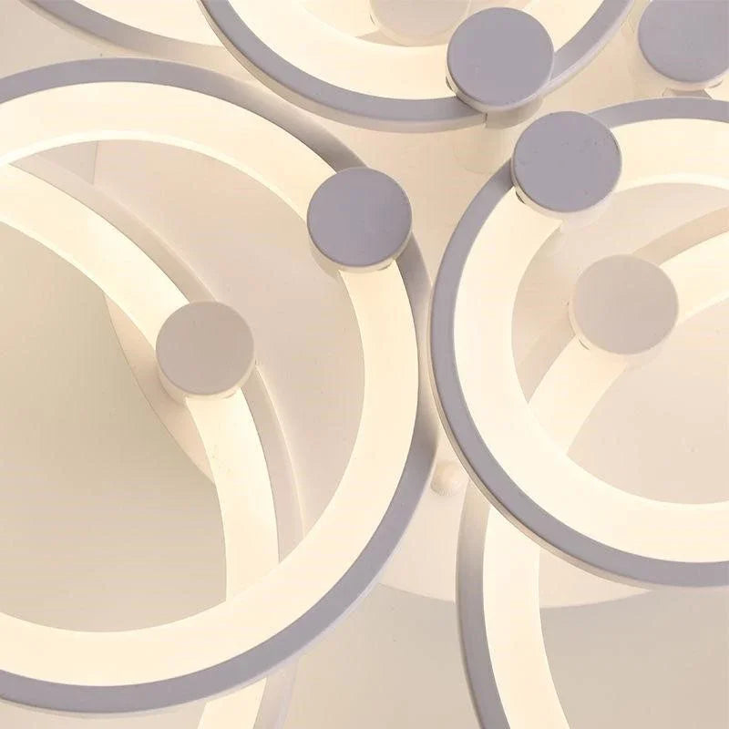 Plafonnier led moderne à intensité variable pour intérieur Évrard Arabella - Une Note Actuelle dans le Décor