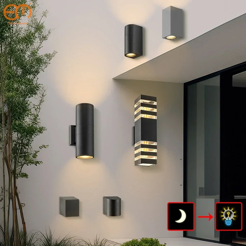 Applique murale — LED imperméable avec capteur pour intérieur et extérieur