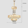 Lustre — En cristal de luxe pour hôtel et villa