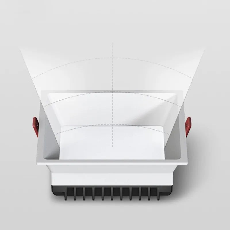 Plafonnier — LED encastré à intensité variable carré