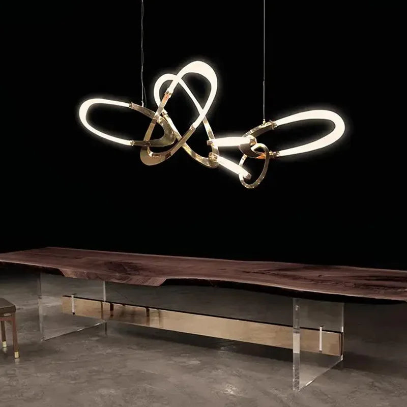 Lustre — En acier inoxydable galvanisé design irrégulier
