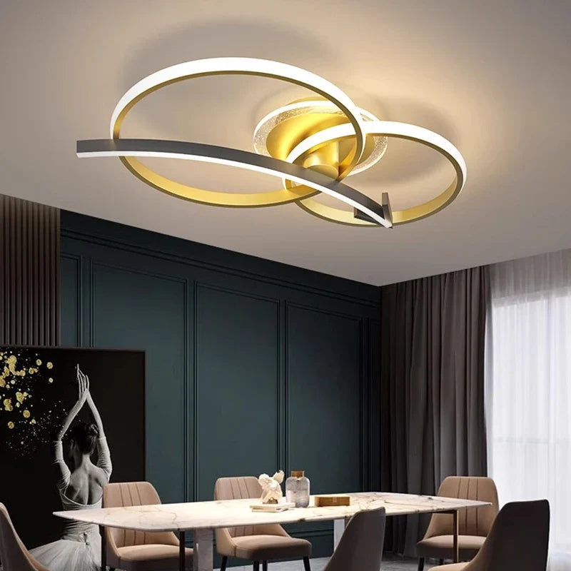 Plafonnier nordique intelligent pour éclairage intérieur moderne Madeleine Chant - Esprit Épuré & Harmonie Intérieure