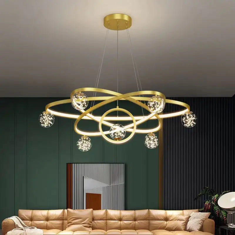 Lustre — Minimaliste nordique en étoile pour décoration moderne