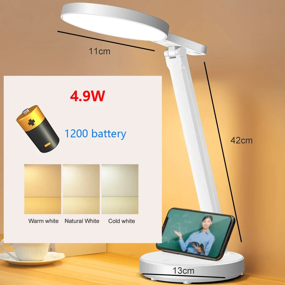 lampe de bureau led tactile usb avec protection des yeux